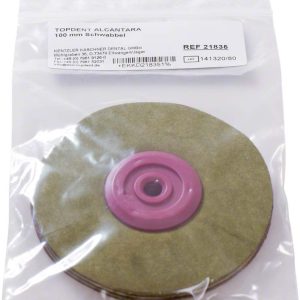 TOPDENT Alcantara Schwabbel – Stück Kern: Ø 40 mm, Außen: Ø 100 mm