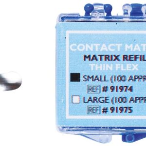 Contact matrix – Packung 100 Matrizen dünn, flex, klein