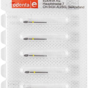 HM-Finierer TC379 – Packung 5 Stück gelb, 20 Schneiden, FG, Figur 277 Eiform, 4,2 mm, ISO 023