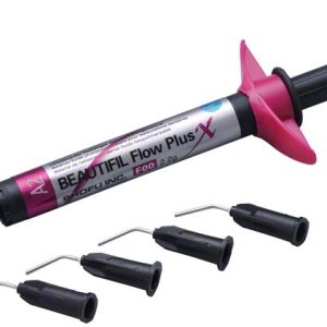 BEAUTIFIL Flow Plus X – Spritze 2,2 g C2, F03 inklusive 5 Spritzenaufsätze