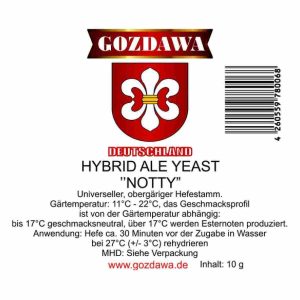 Gozdawa Trockenhefe Hybrid Ale „Notty“ (HAY) – 10g