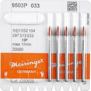Universalpolierer 9503 – Packung 5 Stück braun mittel, HP, Figur 297, 7,5 mm, ISO 033