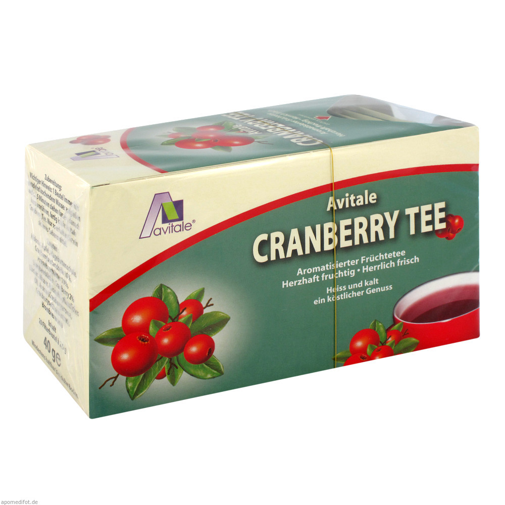 Avitale Cranberry Tee 20 Stk. – Bild 2