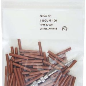 Occlupol – Packung 100 Stück unmontiert, rot mittel, Figur 114, 22 mm, ISO 030