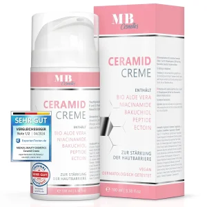 100 ml Ceramidcreme mit 3 essenziellen Ceramiden, Aloe Vera & Bakuchiol – Medical Beauty Cosmetics