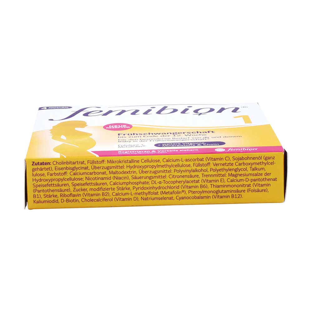 Femibion 1 Frühschwangerschaft Tabletten 28 Stk. – Bild 2