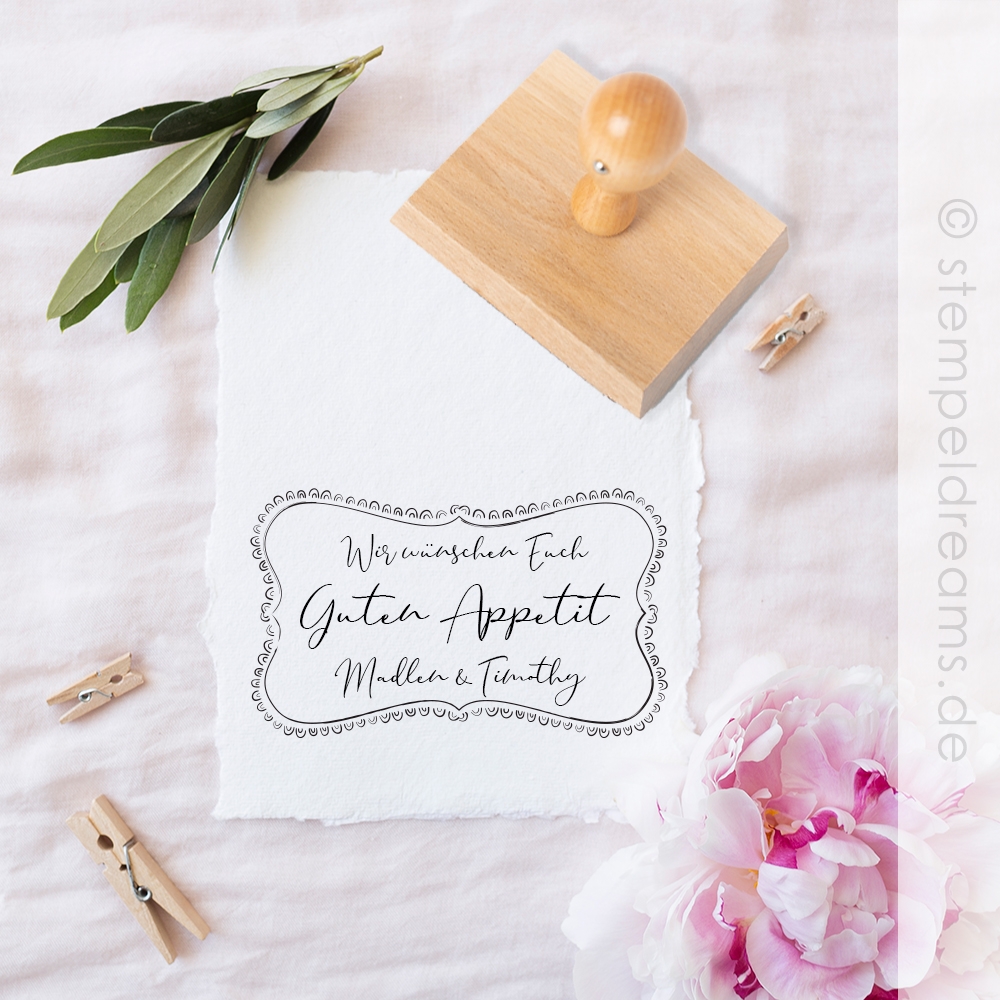 Liebe geht durch den Magen – Guten Appetit – Stempel – Motiv: 436 – Bild 4