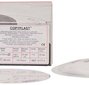 COPYPLAST® – Packung 100 Stück rund, Ø 125 mm, Stärke 0,5 mm