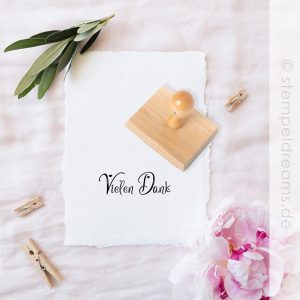 Vielen Dank Stempel – Stempel – 3 cm x 1 cm