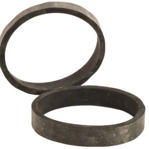 Gummiring – Packung 2 Stück schwarz, XL