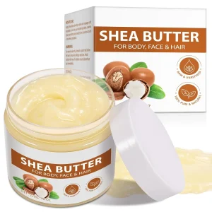 220g Sheabutter unraffiniert – Reine, vegane Körperbutter für alle Hauttypen