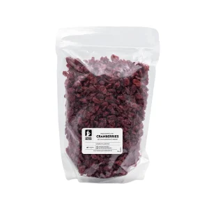 1 kg Bremer Gewürzhandel Cranberries – Getrocknet mit Ananasdicksaft – Fruchtig & aromatisch