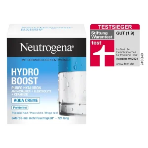 50ml ölfreie Gesichtscreme mit Hyaluron für trockene Haut – Parfümfrei & feuchtigkeitsspendend | Neutrogena