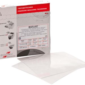 BIOPLAST® – Packung 10 Stück klar, eckig, Ø 125 mm, Stärke 1 mm