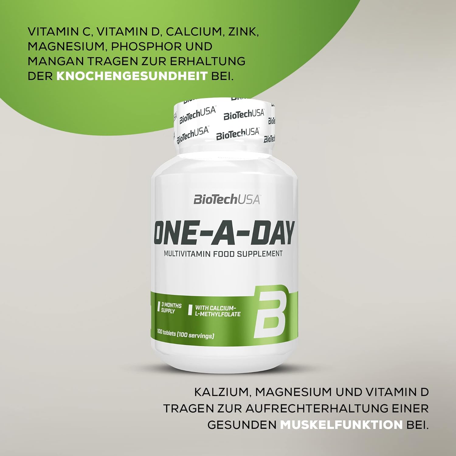 One A Day – Multivitamin – BioTechUSA – Bild 4