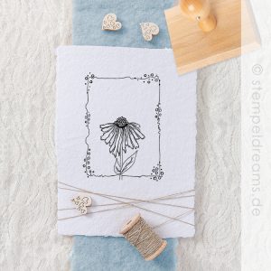 Flower Doodles – Stempel VII – 4 cm x 3 cm – Blüte – Motiv: 905G