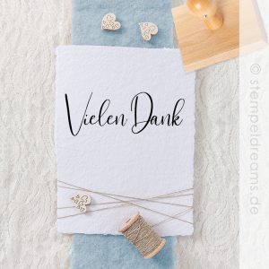 Vielen Dank – Holzstempel – Motiv: 926