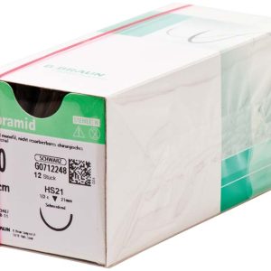 Supramid® – Packung 36 Stück schwarz, 45 cm, USP 5/0, HS21