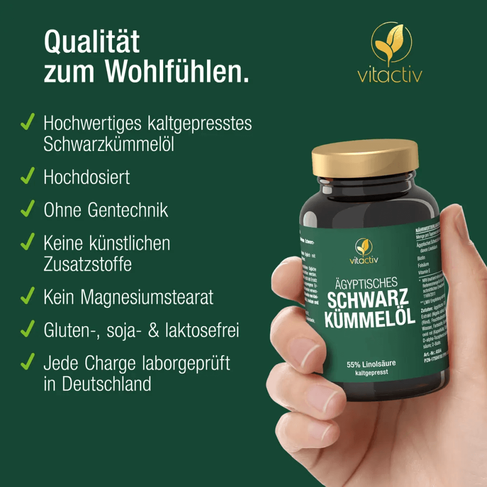 Ägyptisches Schwarzkümmel Öl 90 Kapseln – Bild 8