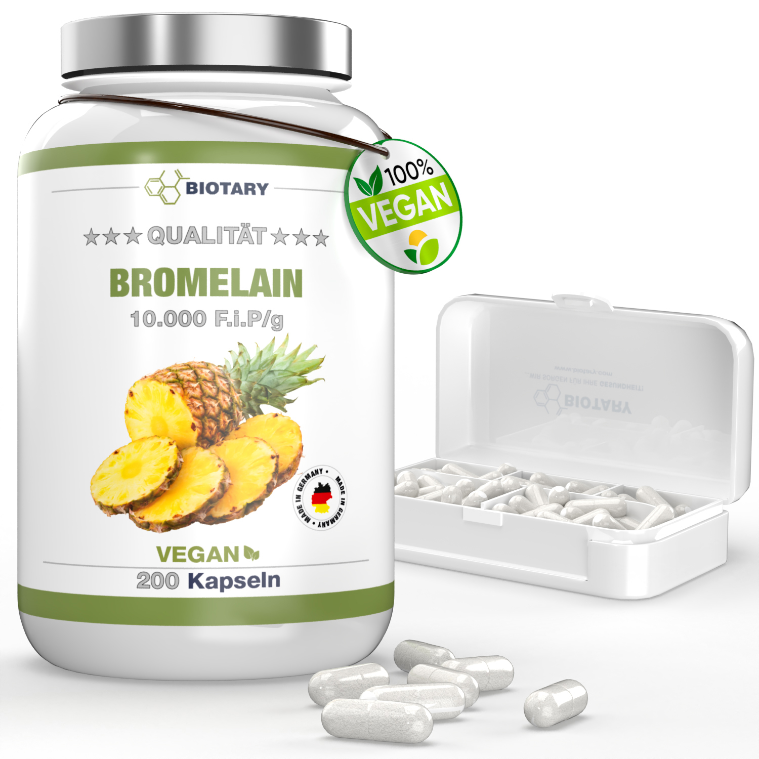 Bromelain 200 Kapseln á 500 mg – Bild 2