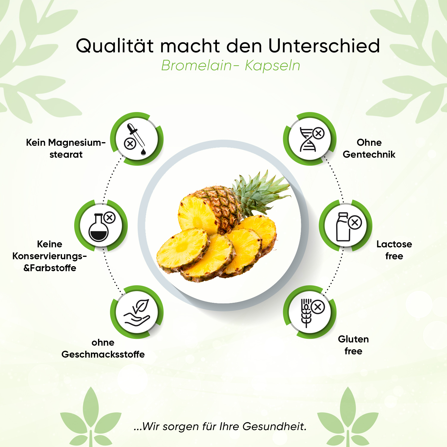Bromelain 200 Kapseln á 500 mg – Bild 6