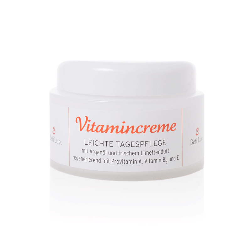 leichte Tagespflege Vitamincreme – Beti Lue.
