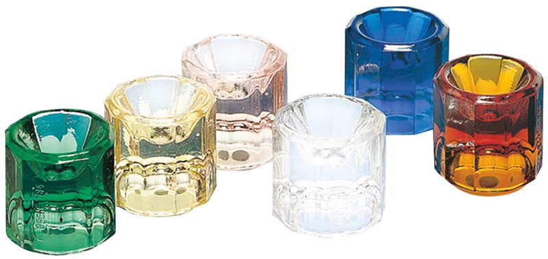 Dappengläser aus Buntglas – Sortiment 3 Stück – Bild 3