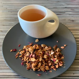 Früchtetee Rhabarberschorle