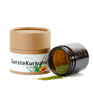 Gerstengras Kurkuma Granulat