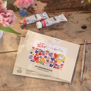 Spar-Set – Bio-Bienenwachstücher “Von Herzen” – Stefanie Steinmayer x little bee fresh