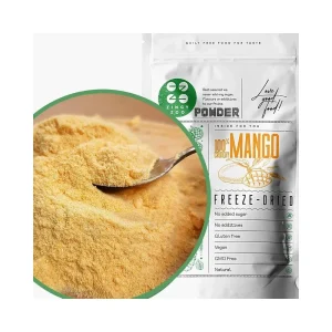 100g ZINGY ZOO Mangopulver Gefriergetrocknet – 100 % Mango ohne Zuckerzusatz