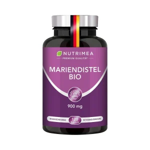 120 kapseln mariendistel bio kapseln hochdosiert – 900 mg Silymarin – Laboratoires Nutrimea