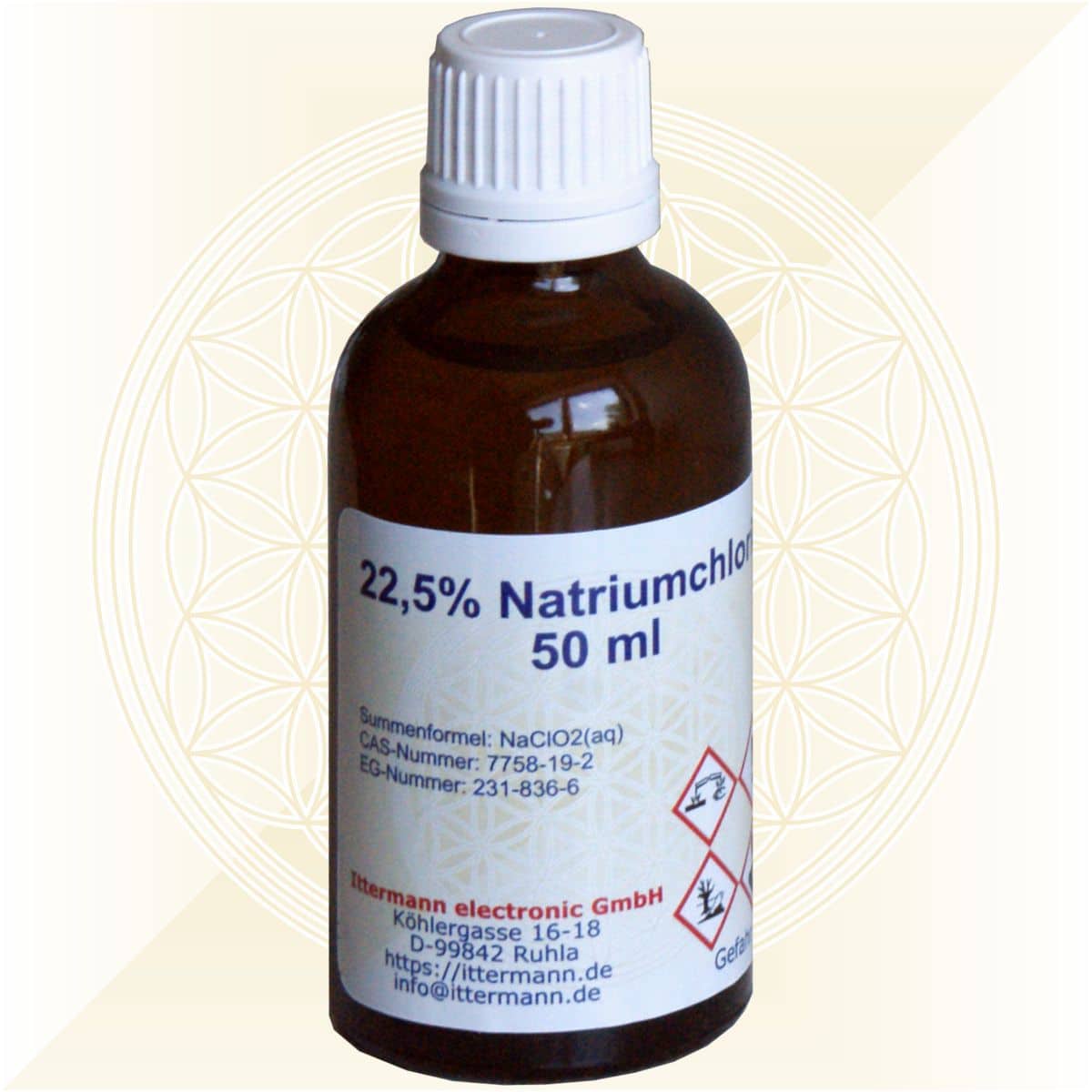 Natriumchlorit, 22,5 % und Salzsäure, 3,5 %, je 50 ml, zur Herstellung von Chlordioxid – Bild 4