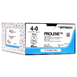 PROLENE – Packung 36 Stück blau, 45 cm, FS3, USP 6-0, Stärke 0,7