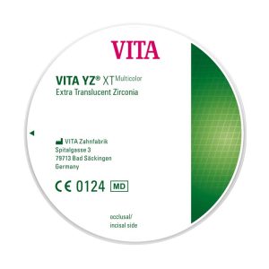 VITA YZ® XT Multicolor DISC VITA classical A1-D4® – Stück Ø 98,4 mm, H18 mm, A3