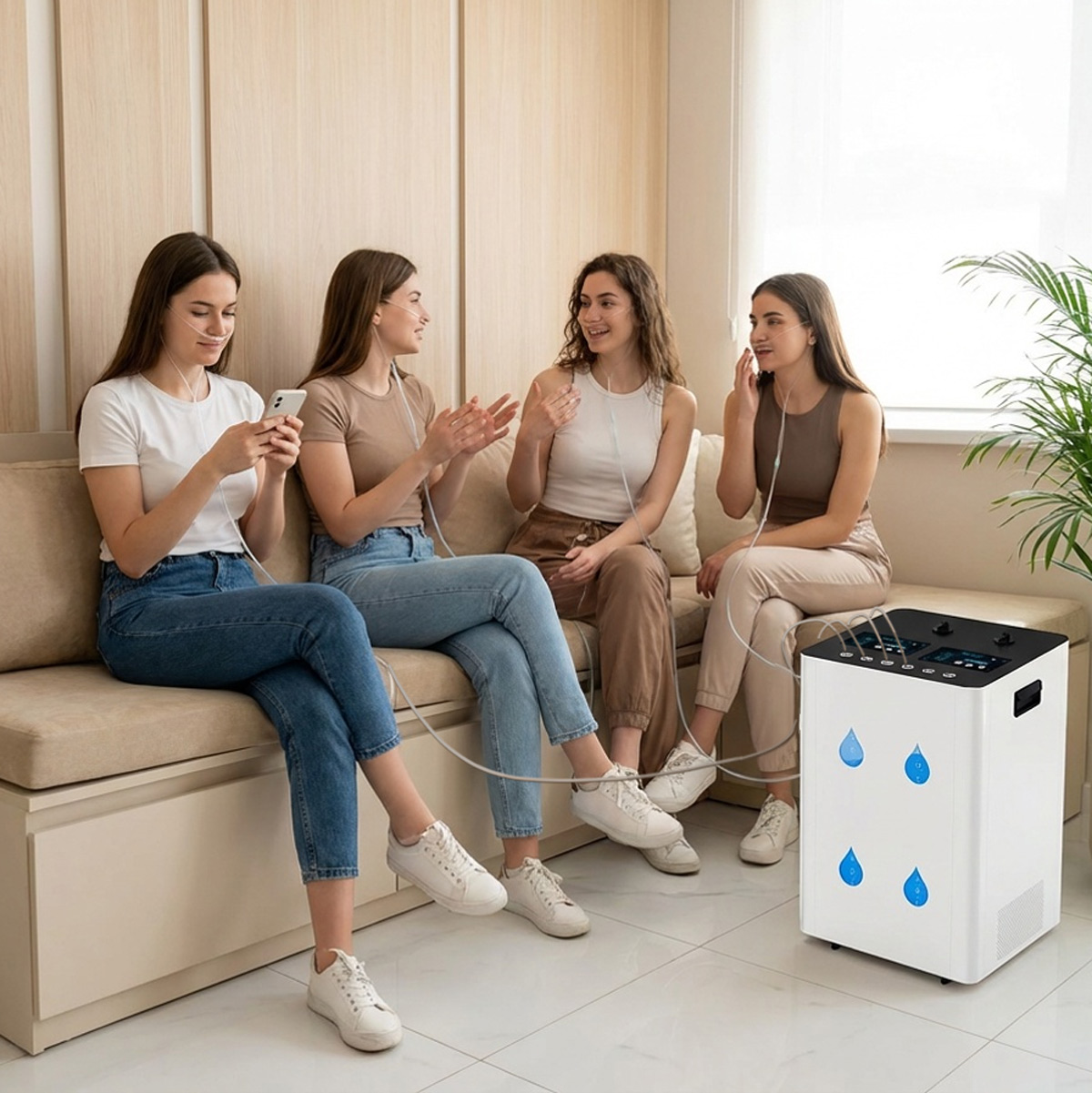 Air Essence™ Euria E10 – Wasserstoff-Inhalator 1.500–12.000 ml, H₂ + O₂ (Brown’sches Gas) – Bild 6