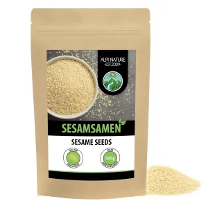 500g Alpi Nature Weißer Sesam – Geschält, naturbelassen & vielseitig verwendbar
