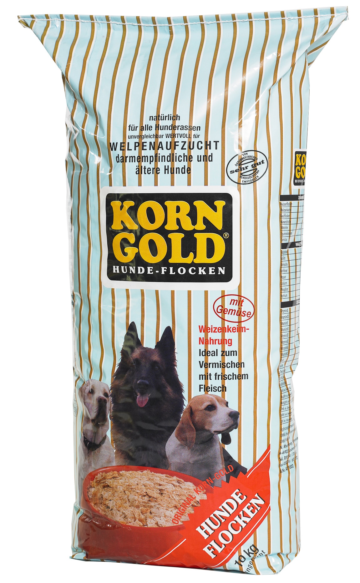 Hundefutter Flocken mit Gemüse 1 x 10 kg