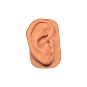 Gummiohr einzeln aus Silikon-Kautschuk