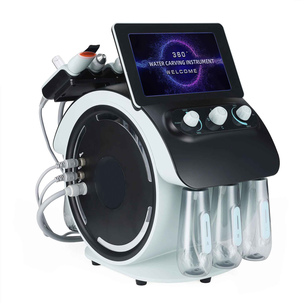 Air Essence Hydro Oxygen Mikrodermabrasionsgerät mit 6in1 Hautkamera