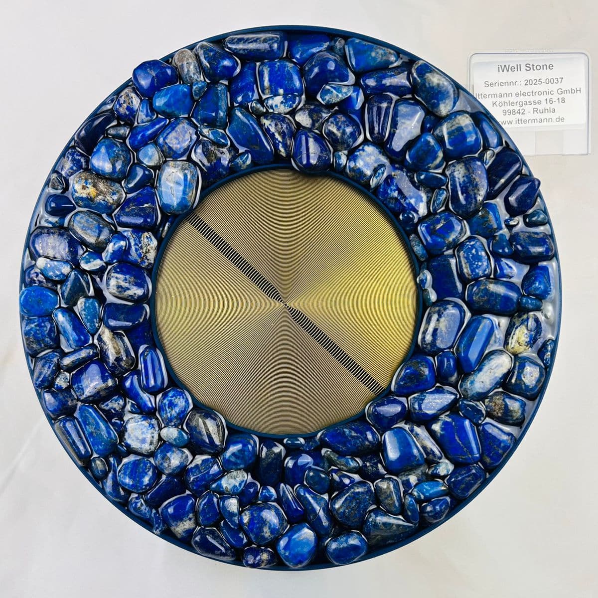 iWell Stone Lapislazuli Raumharmonisierer rund 25 cm Unikat 02 – Bild 2
