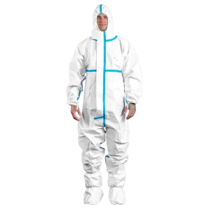 Protec Plus weiß – Chemikalienschutzanzug mit verschweißten Nähten