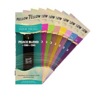 Mellow Fellow 2ml Vape – Peace Blend CBD CBG