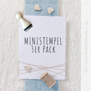 Ministempel – 3er Pack