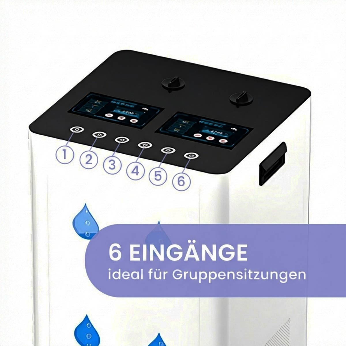 Air Essence™ Euria E10 – Wasserstoff-Inhalator 1.500–12.000 ml, H₂ + O₂ (Brown’sches Gas) – Bild 5
