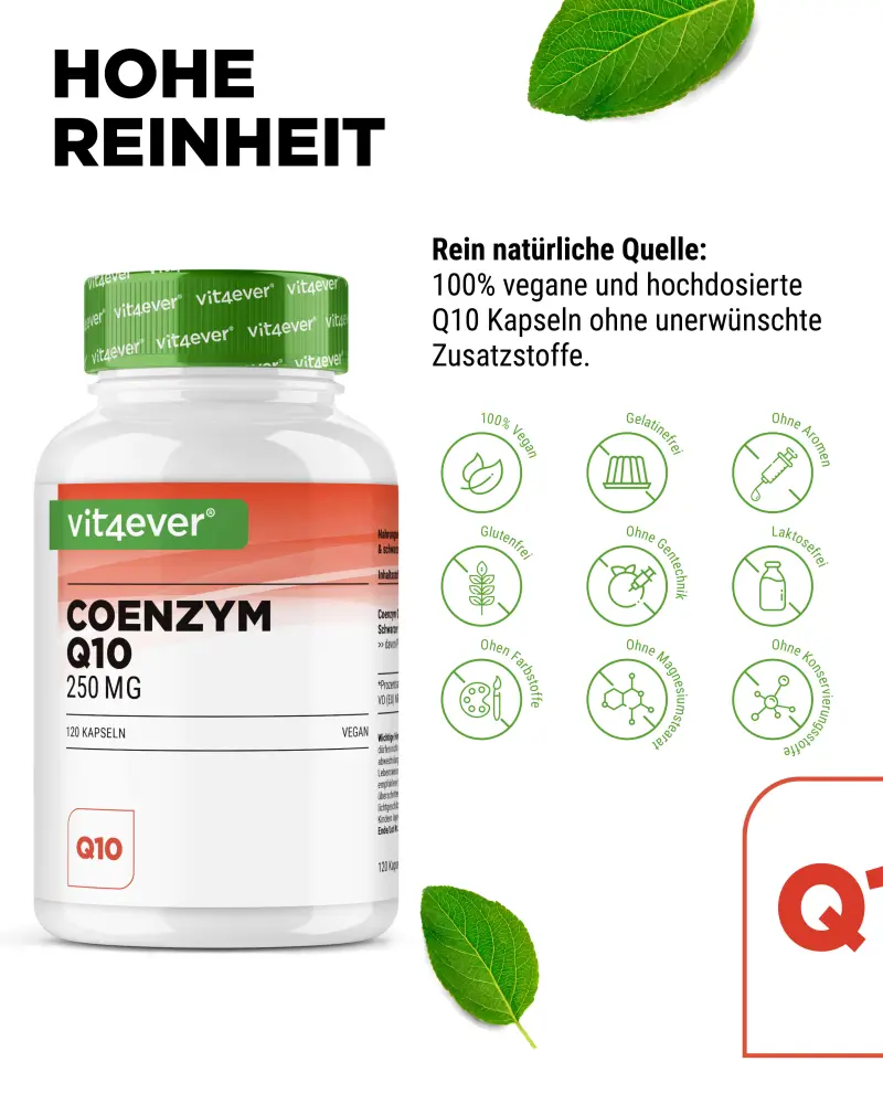 Vit4ever Coenzym Q10 – 120 Kapseln – Bild 3