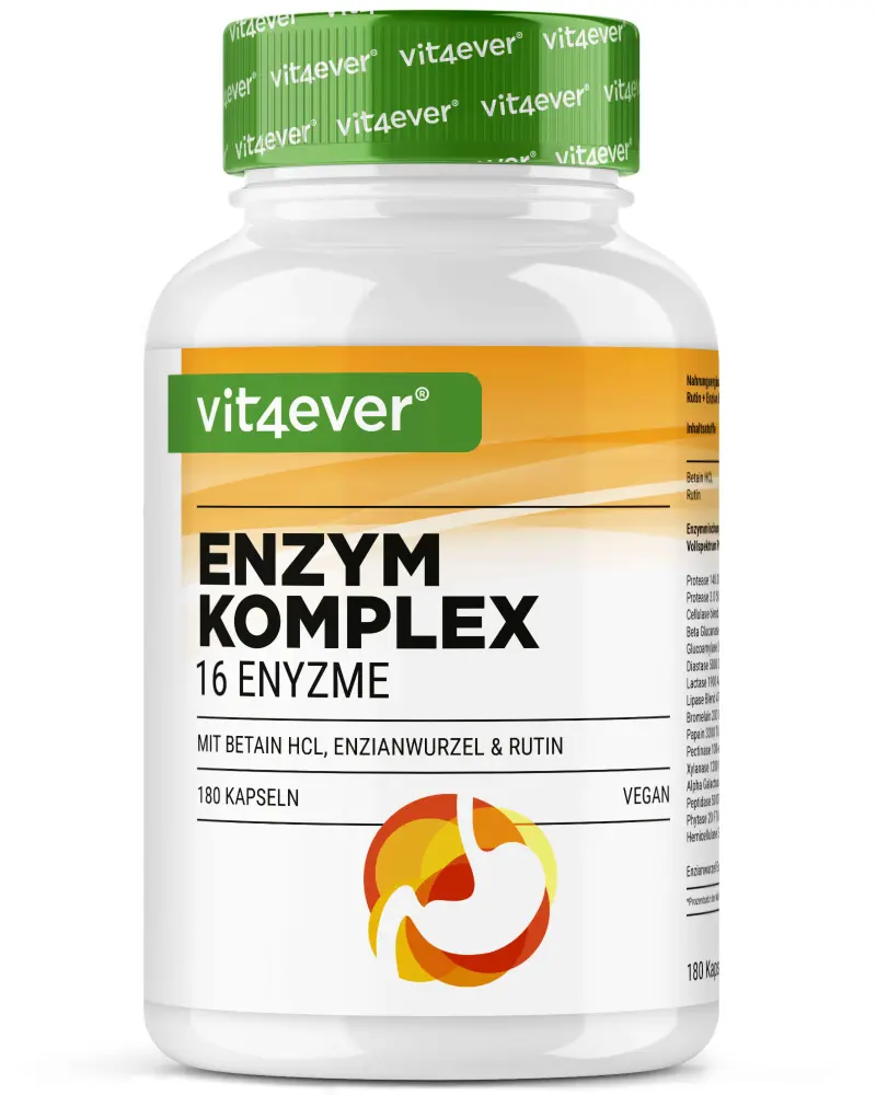 Vit4ever Enzym Komplex – 180 Kapseln – Bild 2