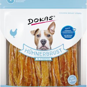 Dokas Dog Snack Hühnerbrust in Streifen 500g