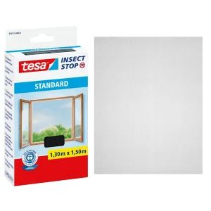 tesa 'Insect Stop' Standard Fliegengitter (130x150cm) für Fenster: Zuschneidbar