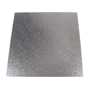 Cakeboard 40x40cm 12mm silber